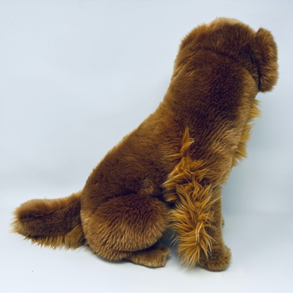 Auswella Red Golden Labrador Retriever Dog Plush Realistic 16" Stuffed Animal - Picture 4 of 15